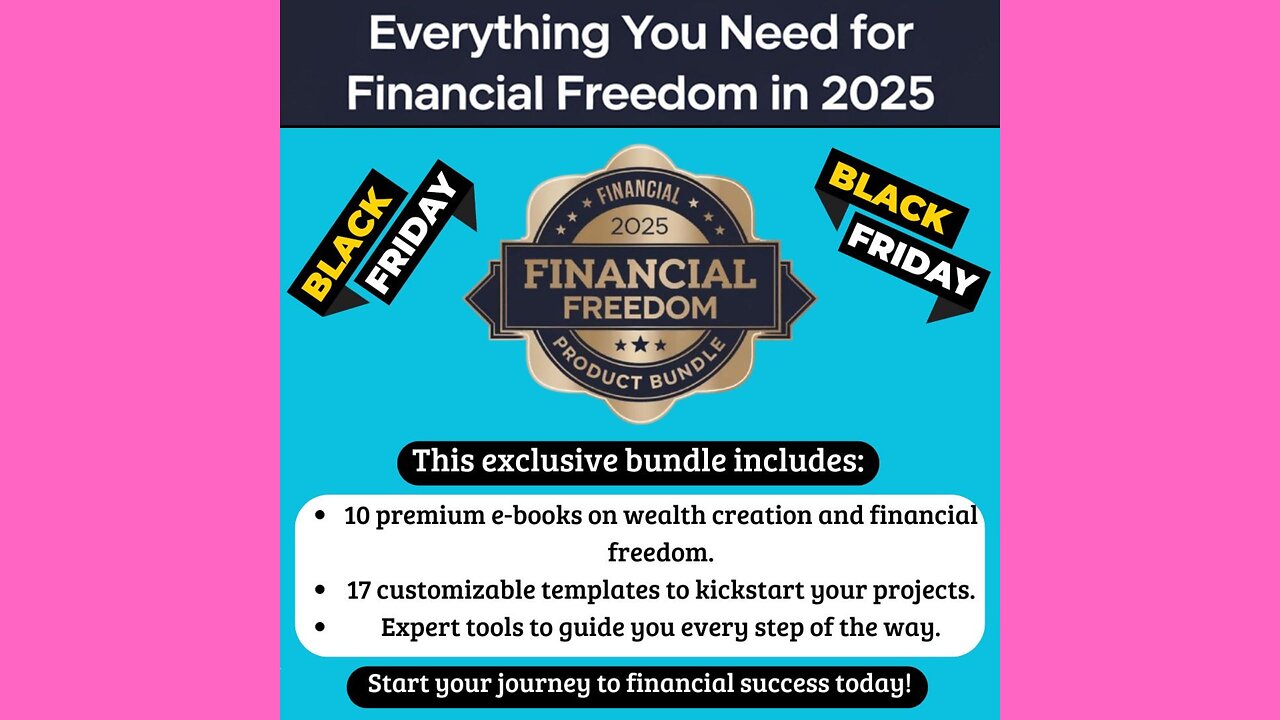 🚀2025 Financial Freedom Product Bundle: Everything You Need to Succeed💥💲💵