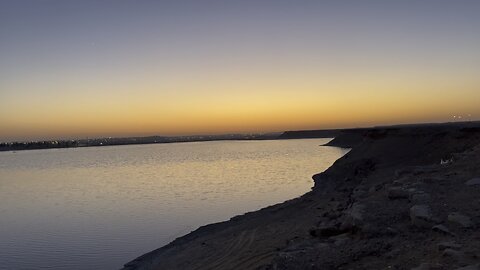 Beautiful lake in Saudi Arabia