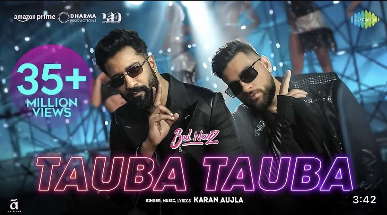 Tauba Tauba |Bad Newz|vicky kaushal|Tripti Dimri| karan aujla