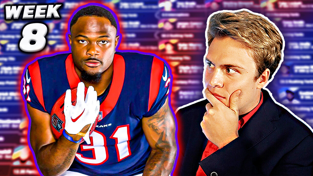 Top 5 NFL Players Props ! Week 8 Fantasy Football (IDIOT GETS CRUSHED)