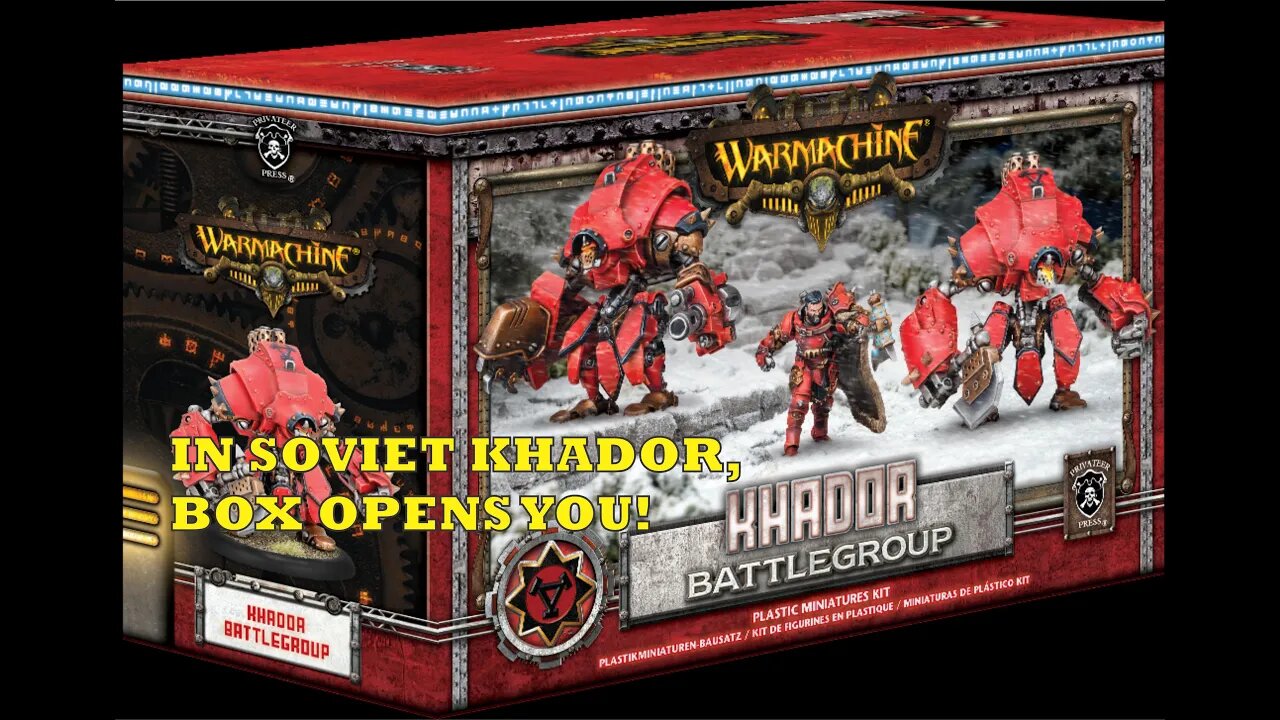 Warmachine Khador Battlegroup Unboxing