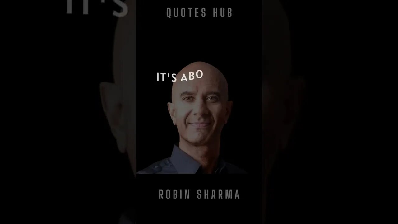 The Best Inspirational Quote of Robin Sharma || Quotes Hub || #quotes || #shorts