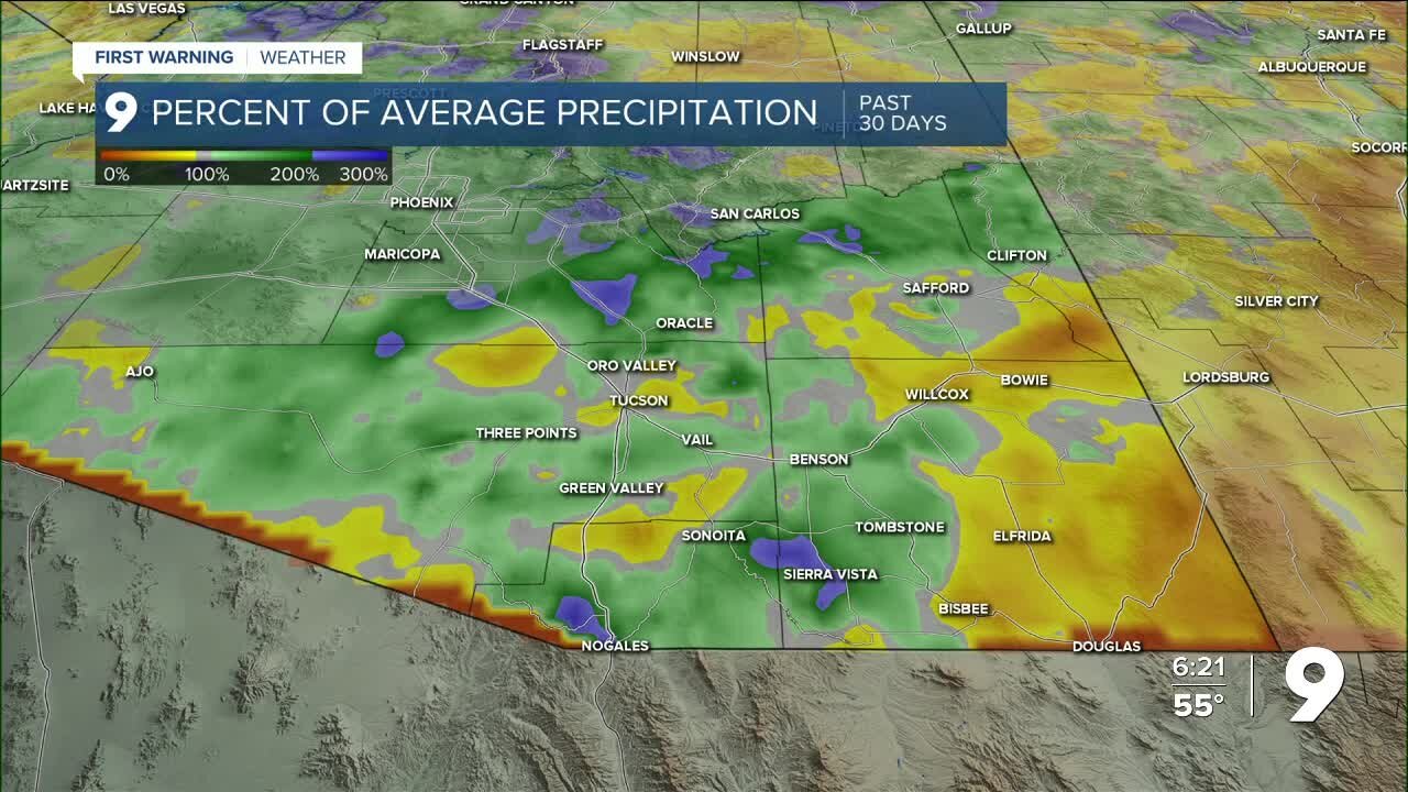 Drier conditions expected through early next week