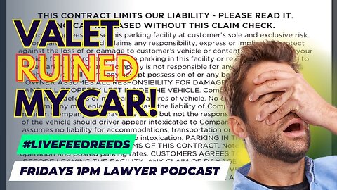 Parking Lot Peril #LIVEFEEDREEDS - Lawyer Podcast