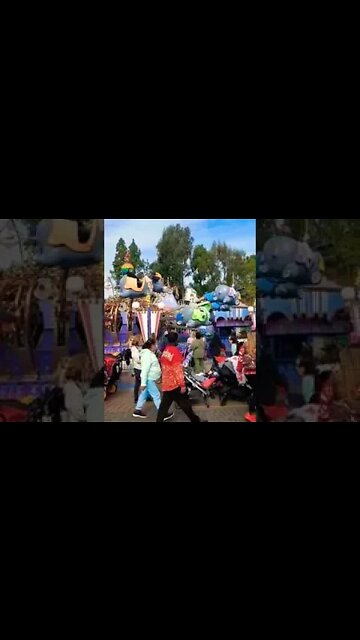 Dumbo Ride At Disneyland 2021