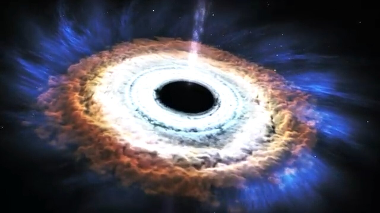 NASA MASSIVE BLACK HOLE SHREDS PASSING STAR