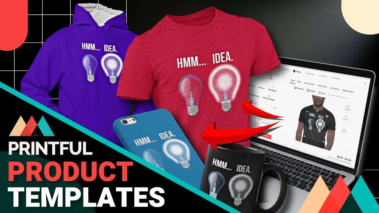 Create Product Templates On Printful | Printful Product Template Tutorial