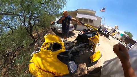 After 10 Years of Storage, CanAm DS650 Bombardier