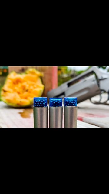 45 Colt Shotshells vs Canteloupe #shorts