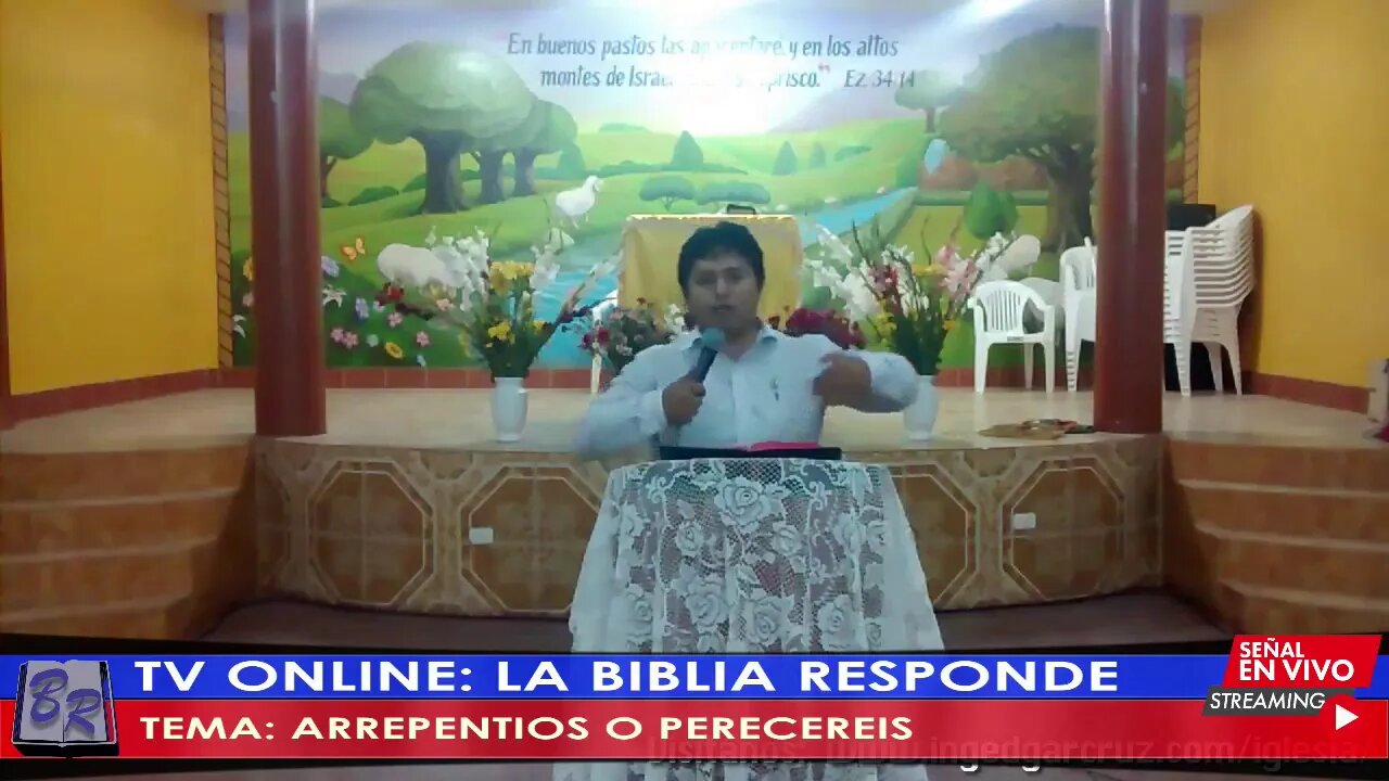 ARREPENTIOS O PERECEREIS - EVANG. EDGAR CRUZ | TV LA BIBLIA RESPONDE
