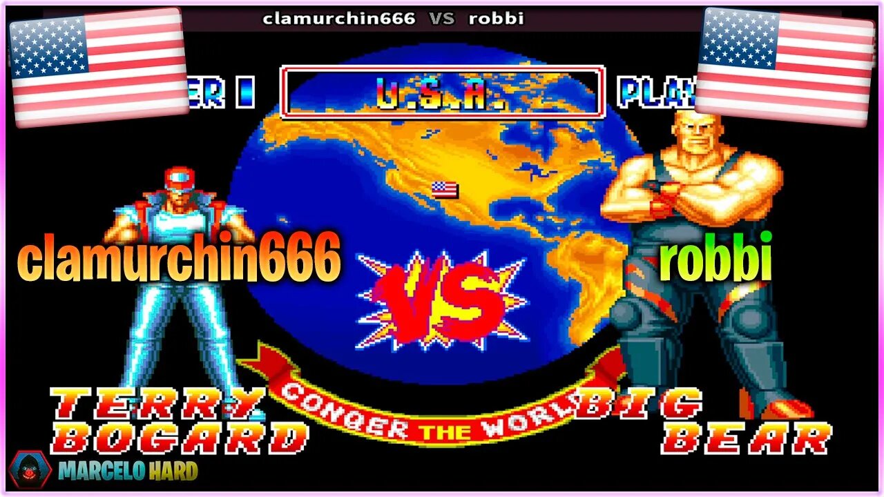 Fatal Fury 2 (clamurchin666 Vs. robbi) [U.S.A Vs. U.S.A]