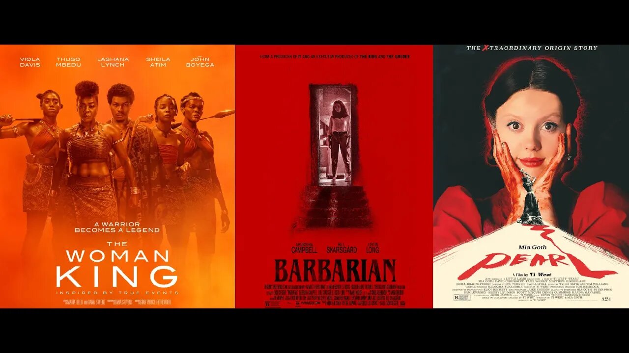 The Woman King, Barbarian, Pearl = Box Office Movie Mashup