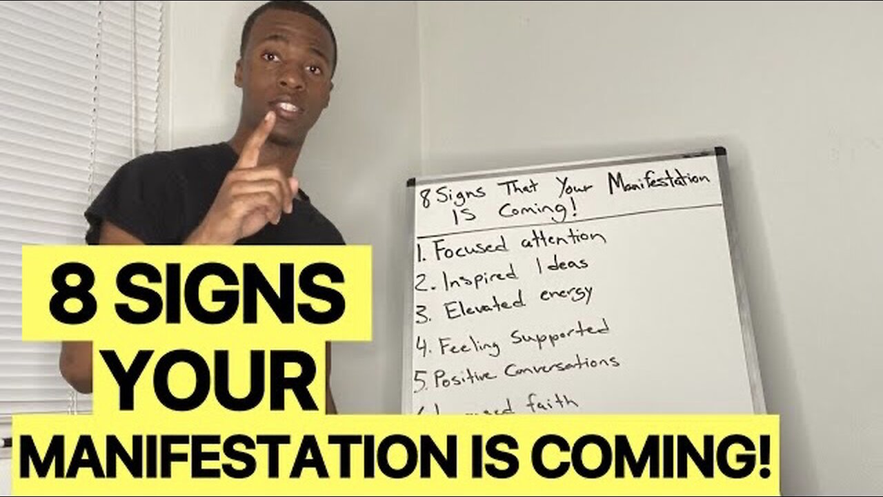 8 UNMISTAKABLE SIGNS YOUR MANIFESTATION IS ABOUT TO MATERIALIZE