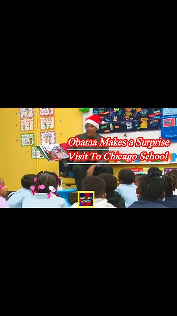 Watch: Obama makes surprise visit to Chicago school to read Christmas story