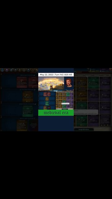 #oneturnadaychallenge #civ6 – Turn 142 - UNITS LEVIED! #shorts