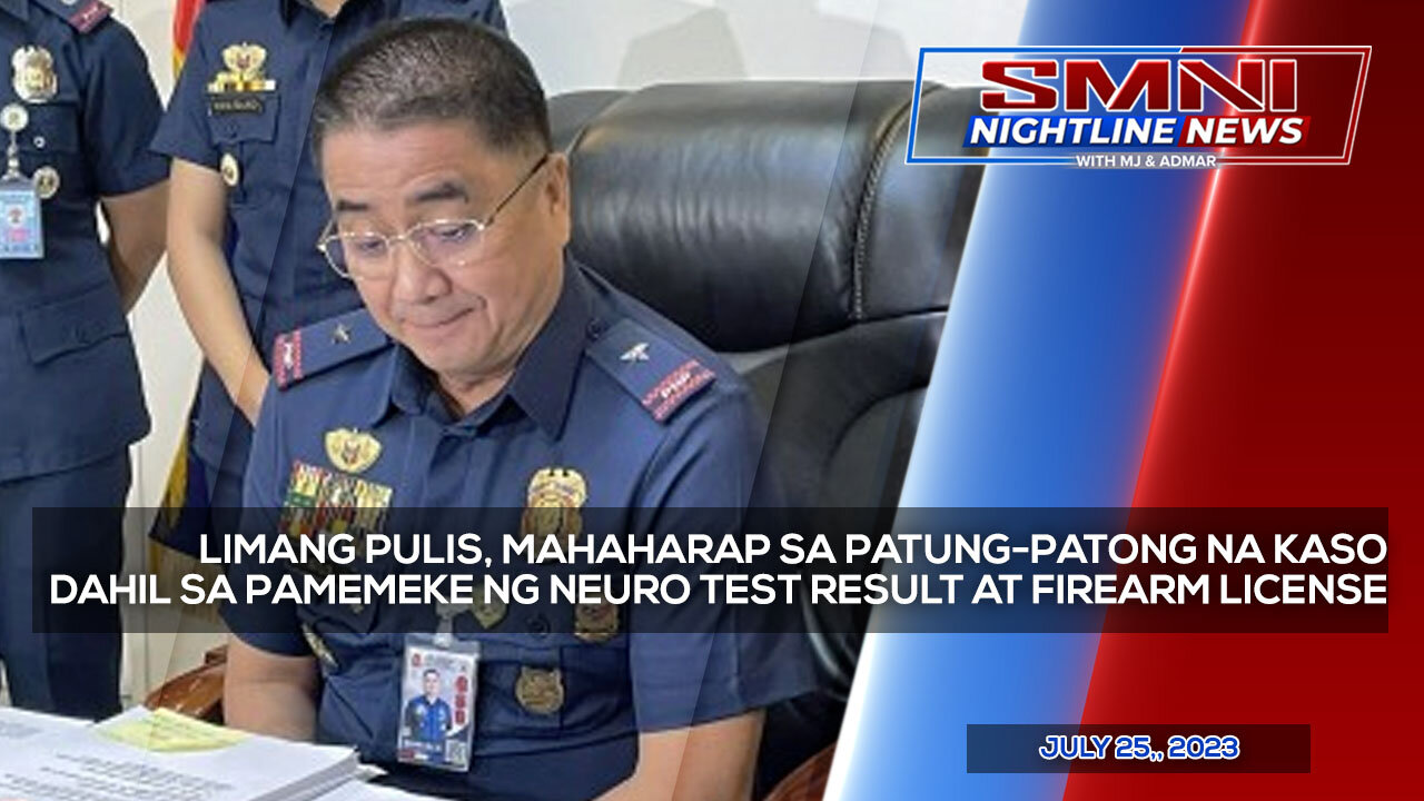 Limang pulis, mahaharap sa patung-patong na kaso dahil sa pamemeke ng neuro test result