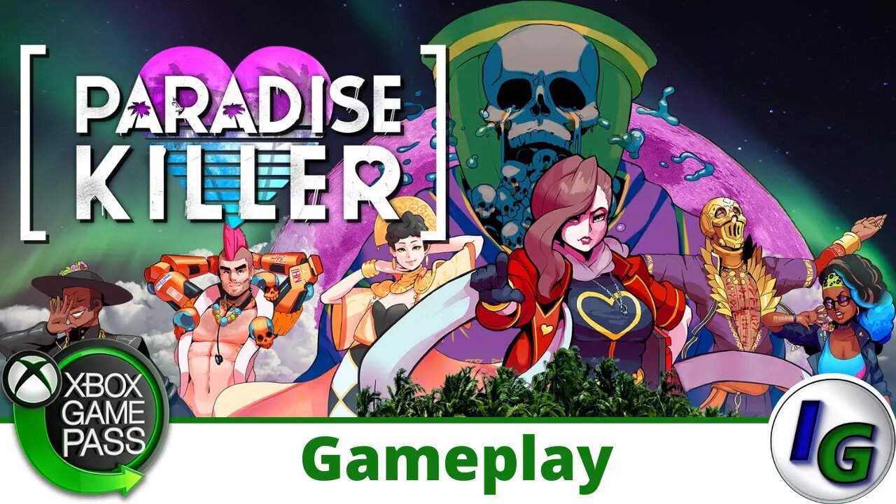 Paradise Killer Gameplay on Xbox Game Pass