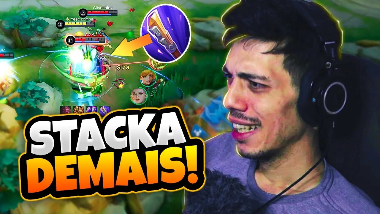 ELE FICOU COMPLETAMENTE ROUBADO COM ESSE BUFF! | MOBILE LEGENDS