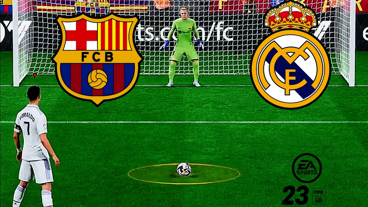 FIFA 23 Real Madrid vs FC Barcelona Penaulty shootout | FIFA 23 Gameplay