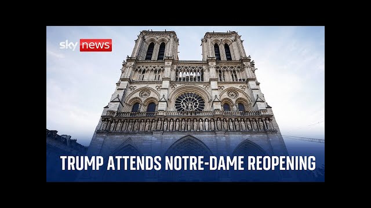 Donald Trump Joins World Leaders At Notre-Dame Ceremony Marking Its Restoration (Dec 7, 2024)