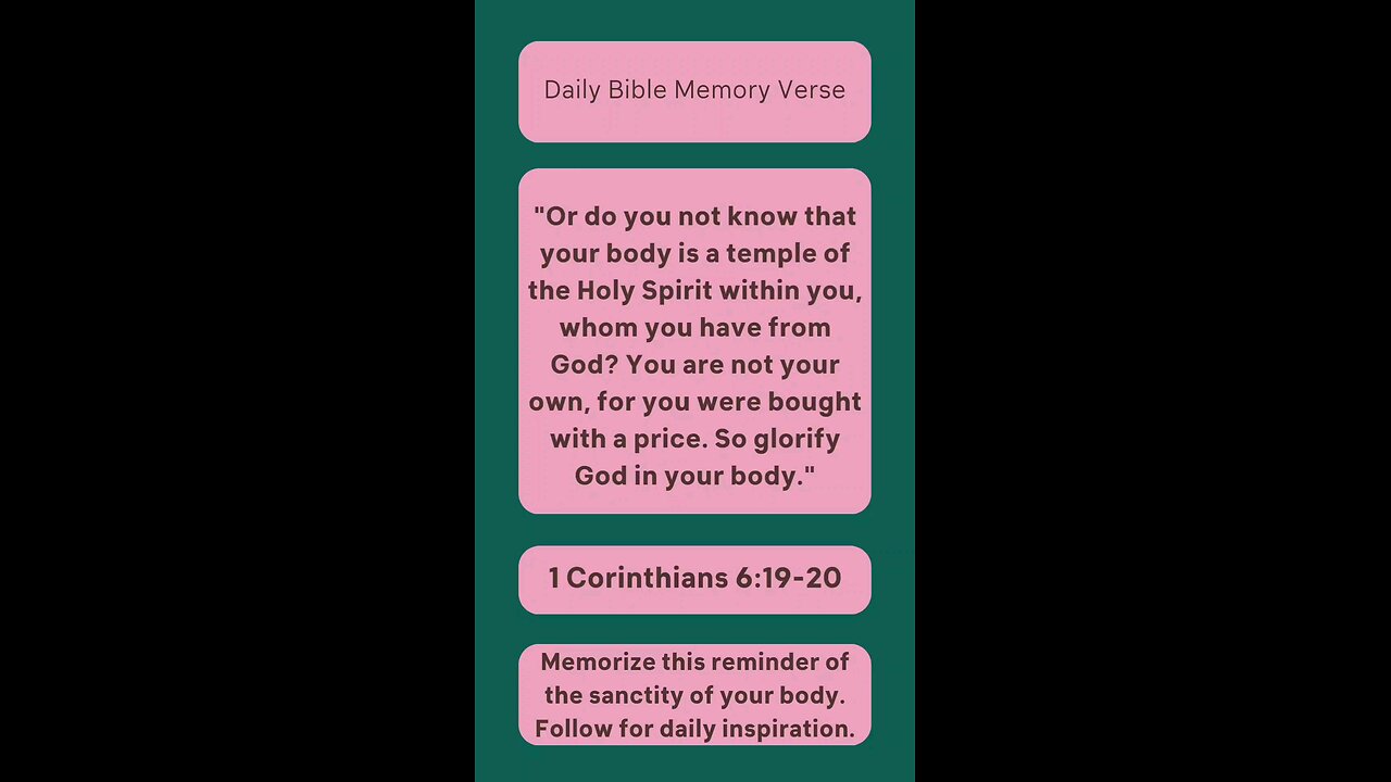 Bible Memory Verse of the Day #christianity #God #Jesus #Bible #Biblestudy #1Corinthians