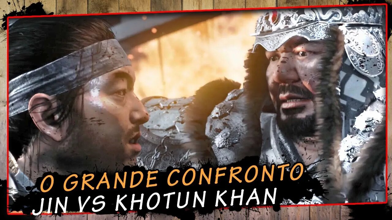 Ghost Of Tsushima, O Grande Confronto Jin Vs Khotun Khan, Gameplay PT BR #14
