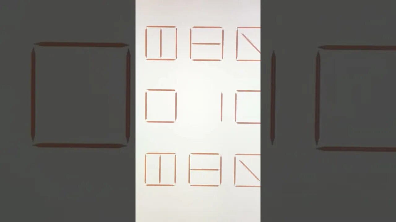 Toothpick Brain Teaser #shorts