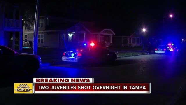 Two juveniles shot in East Tampa