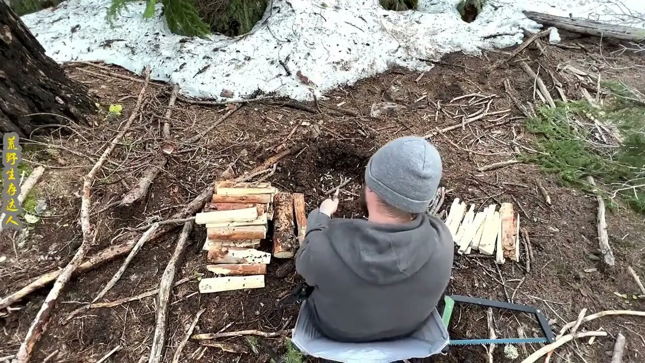 Camping alone in the wilderness, it's nice to fall asleep to the sound of rain.18