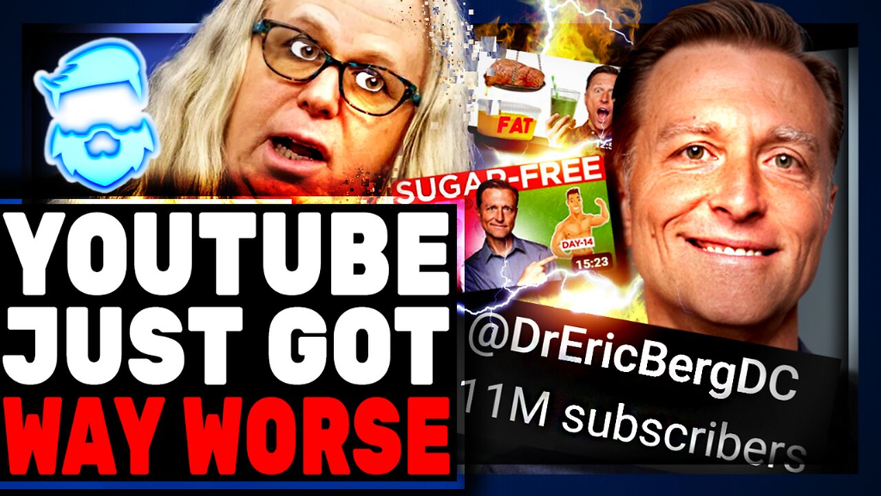 Youtube Just Launched MASSIVE New Censorship & It Gets Worse! Dr. Eric Berg & Others Shadow Banned