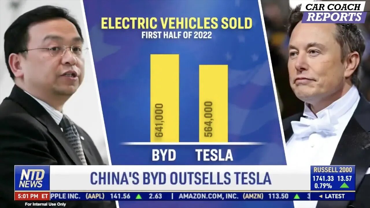 TESLA is NO LONGER THE #1 ELECTRIC CAR MAKER!