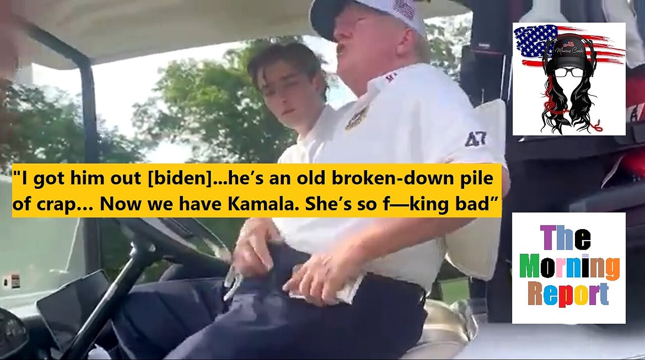 TRUMP calls Biden “old broken-down pile of crap, now we have Kamala”