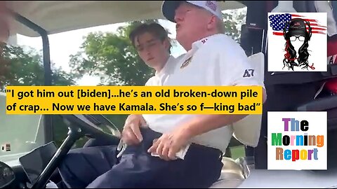 TRUMP calls Biden “old broken-down pile of crap, now we have Kamala”