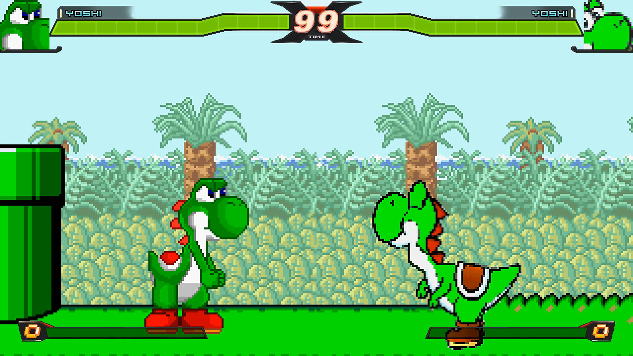 MUGEN - Mike's V1 Yoshi vs. Drede17XI's Yoshi - Download