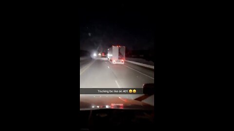 Trucker Driving With Doors Open