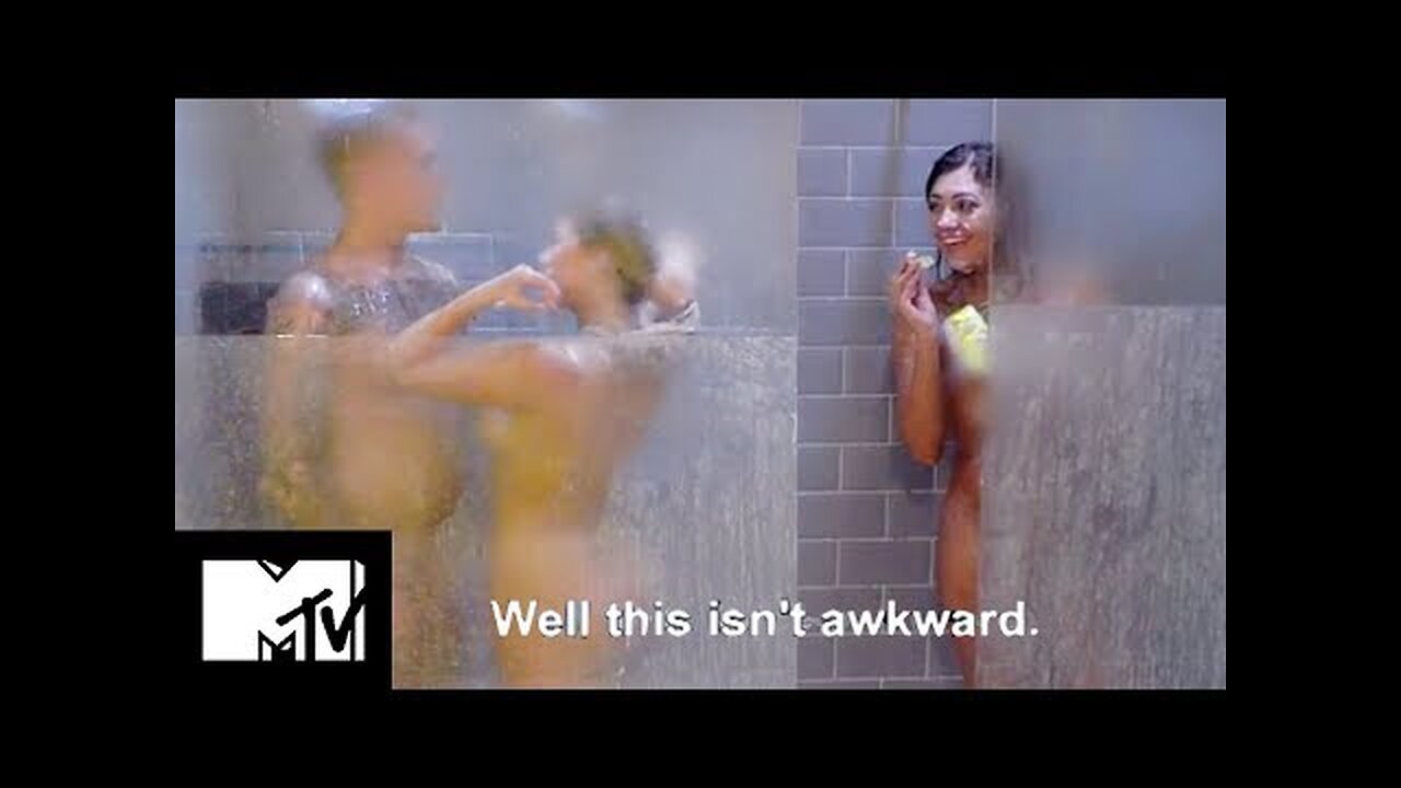 WTF! Abbie C*ck Blocks Chloe And Sam's Naked Shower