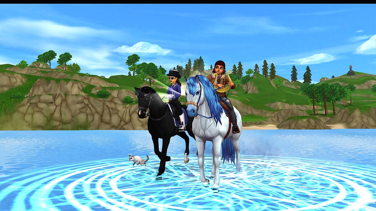 Over the sea in Aideen's Footsteps XP glitch (star stable)