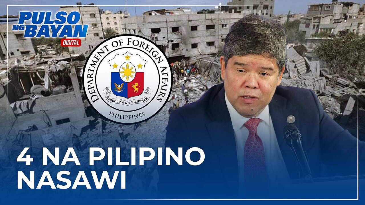 4 na pilipino nasawi at dalawa nawawala sa pag attake ng Hamas sa Israel—DFA