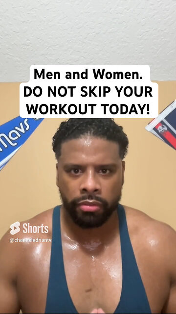 DO NOT SKIP YOUR WORKOUT TODAY! #shorts #success #motivation #mindset #goals #fitness #workout #gym