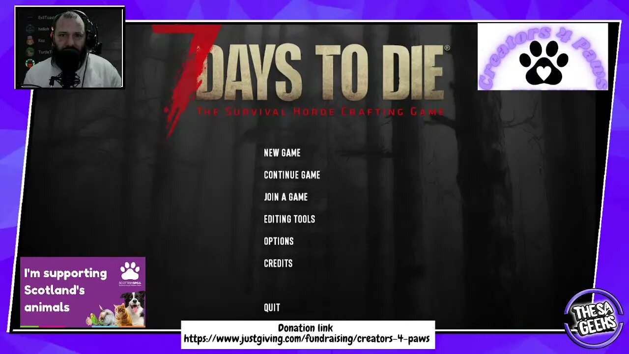 7 days to Die Creators For Paws Charity Stream #Creators 4 Paws