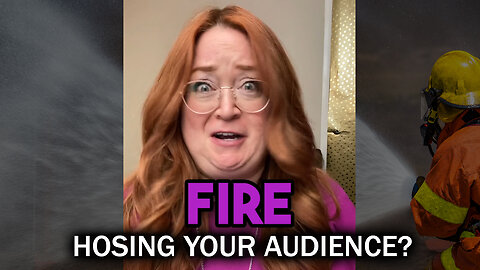 Stop Firehosing Your Audience!