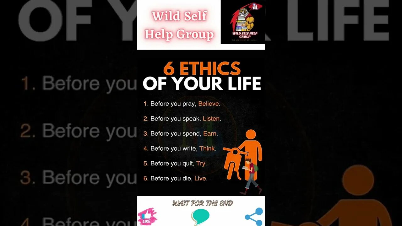 🔥6 ethics of your life🔥#shorts🔥#wildselfhelpgroup🔥23 July 2022🔥