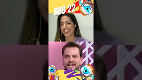 GUSTAVO E LAÍS FORA DA CASA O REENCONTRO #shorts #bbb22 #corta