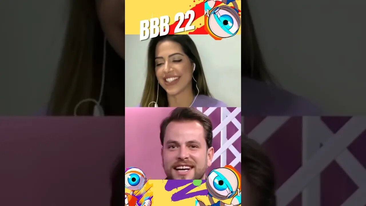 GUSTAVO E LAÍS FORA DA CASA O REENCONTRO #shorts #bbb22 #corta