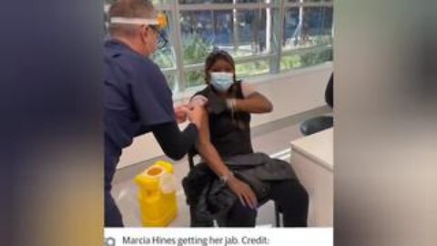 Jabbed Australian Idol Judge Marcia Hines ''Went DOWWWNNN''
