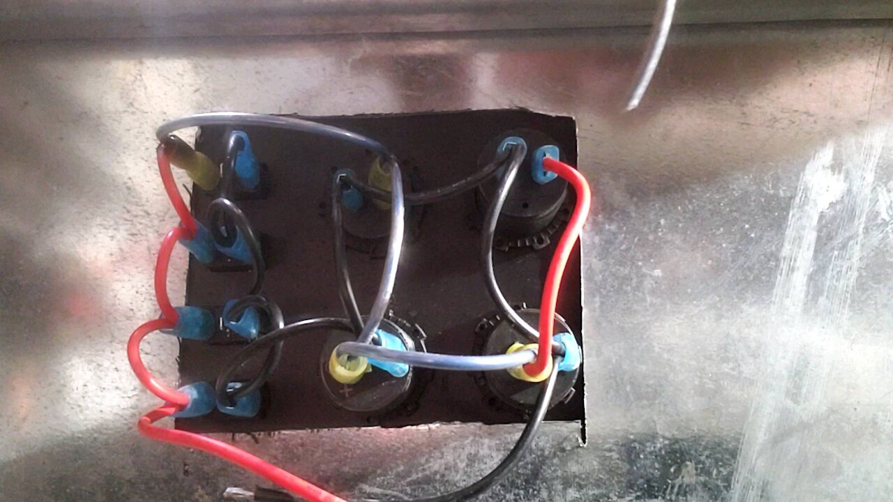 Install power accessory board in Camper