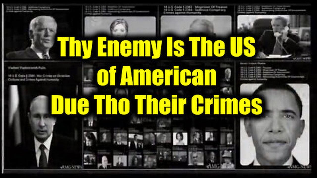 SHOCK! Thy Enemy is The United States of American Due Tho Their Crimes