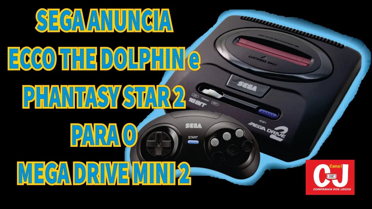 SEGA ANUNCIA ECCO THE DOLPHIN e PHANTASY STAR 2 PARA O MEGA DRIVE MINI 2