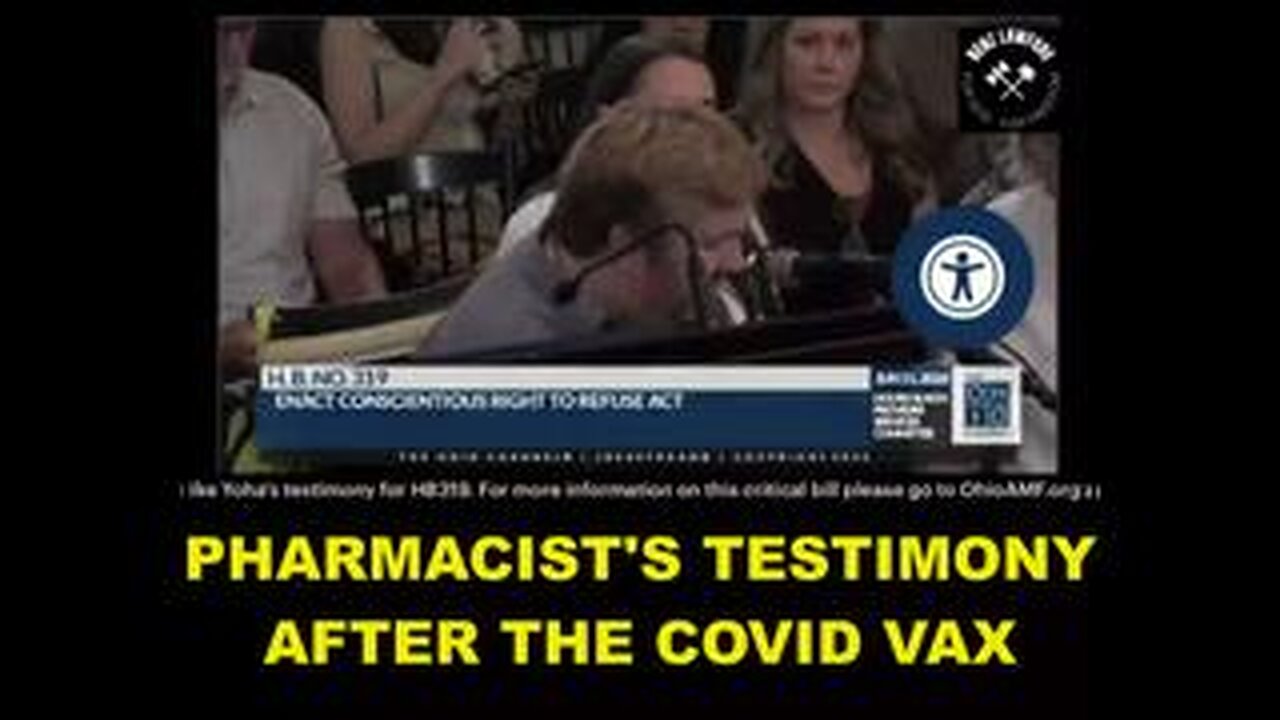 Heartbreaking: Vaccine-Injured Pharmacist Breaks Down Testifying Before Ohio State Committee