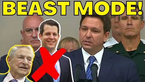 Gov. Ron DeSantis SUSPENDS State Attorney Andrew Warren in Florida! FULL BEAST MODE!